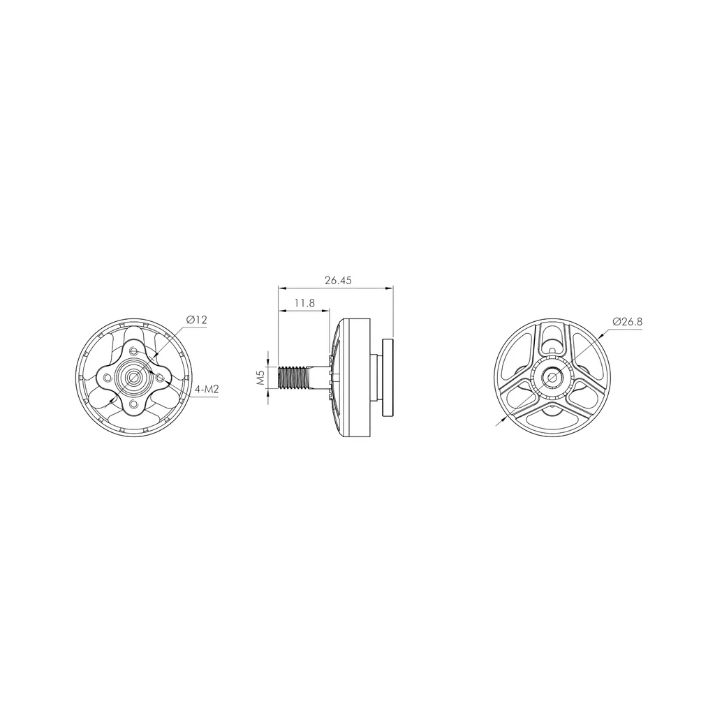 T-MOTOR F2203.5 Racingwhoop Brushless Motor for Cinewhoop FPV Drones