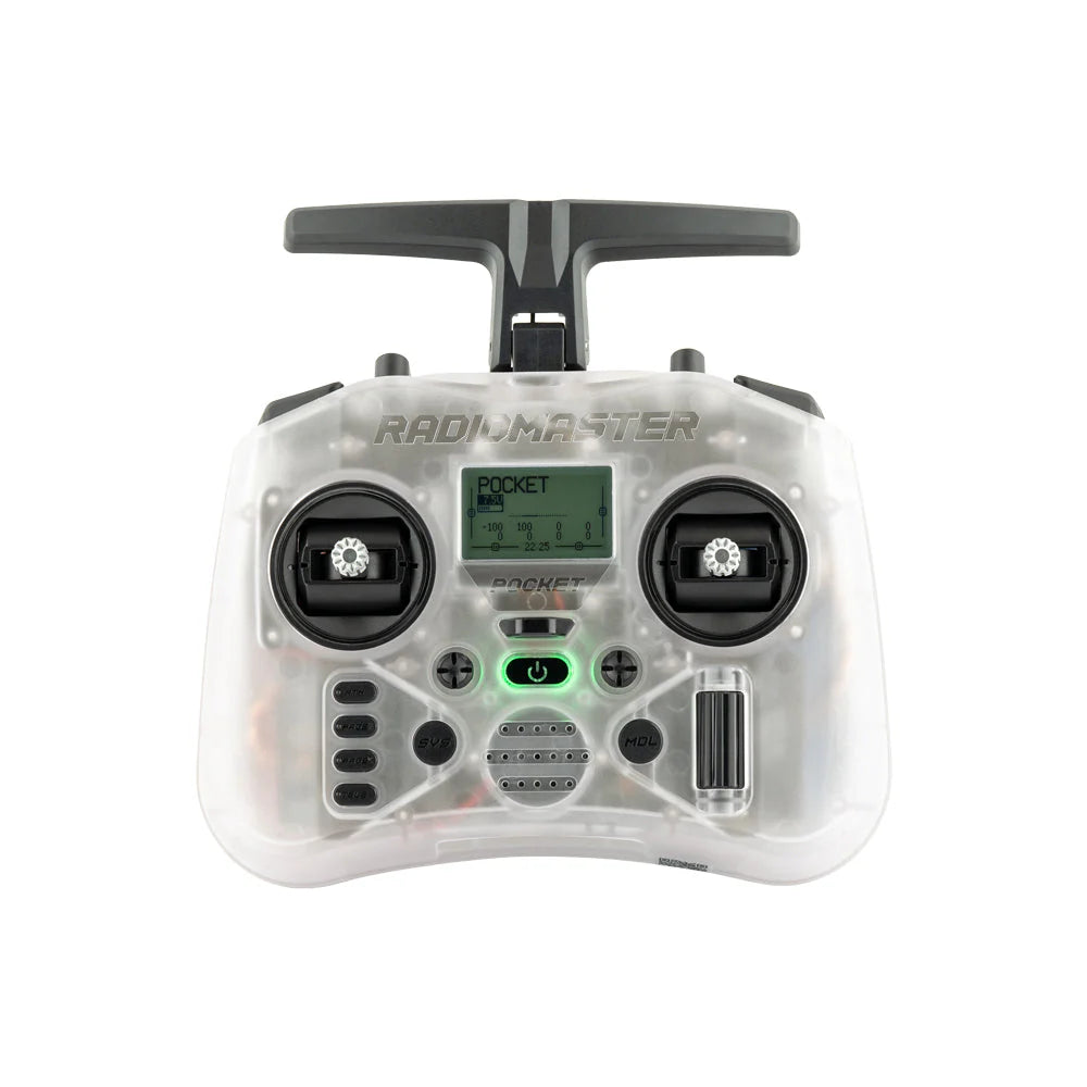 RADIOMASTER Pocket Transparent ELRS LBT Radio Controller