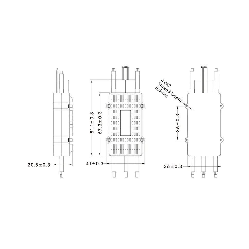 T-MOTOR FLAME 100A 6S Multi-Rotor UAVs ESC
