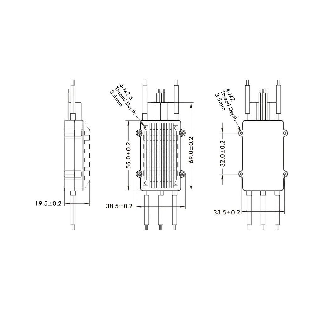 T-MOTOR FLAME 60A 12S V2.0 Multi-Rotor UAVs ESC