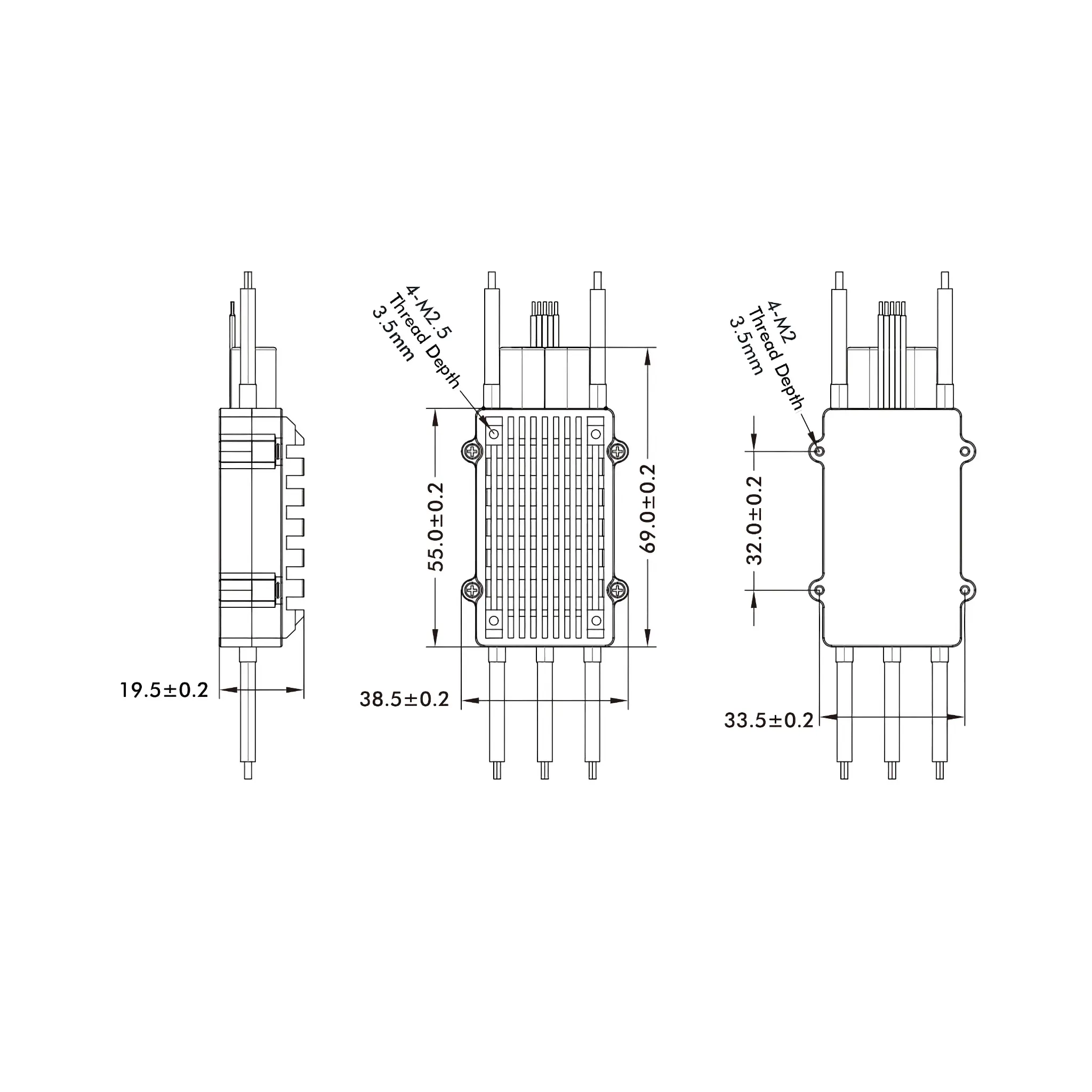 T-MOTOR FLAME 60A 12S V2.0 Multi-Rotor UAVs ESC