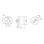 T-MOTOR GB2208 Gimbal Type 3-4S UAV Drone Motor