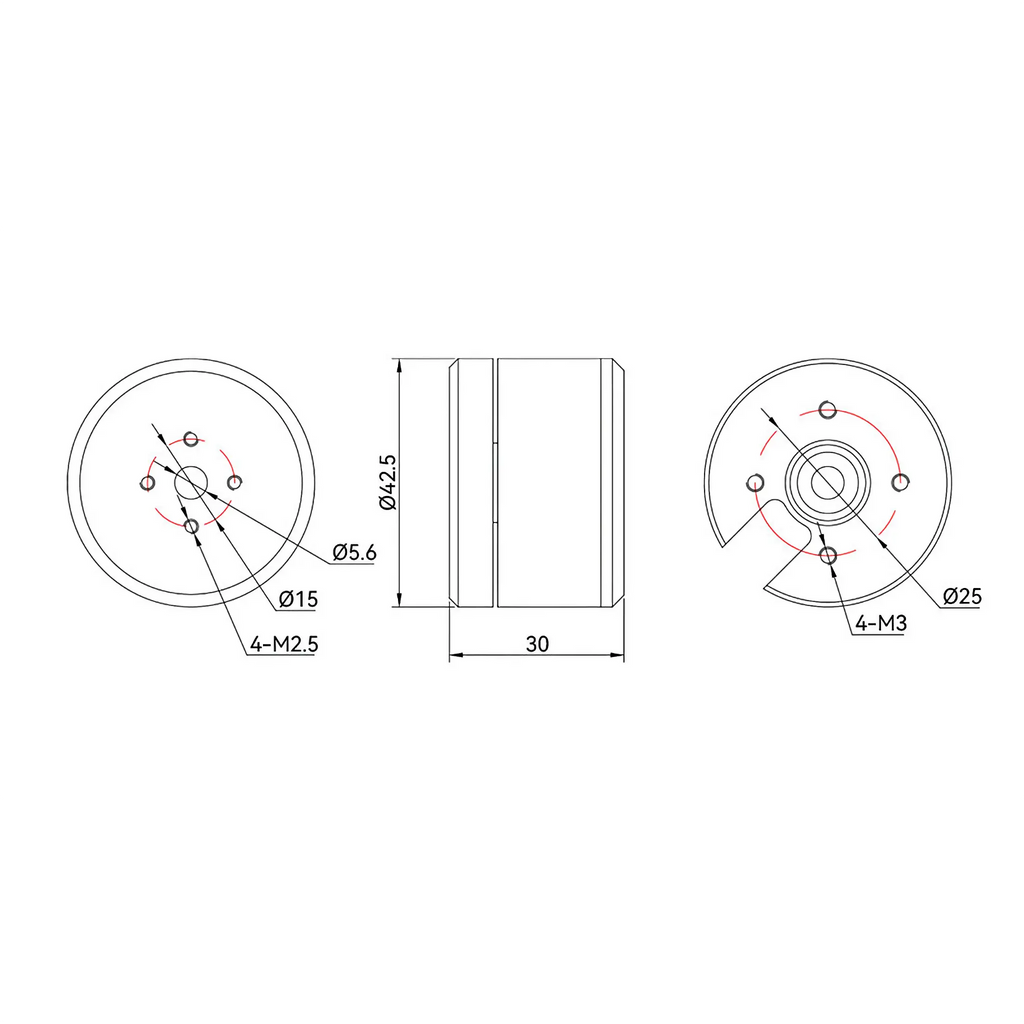 T-MOTOR GB36-2 Gimbal Type 3-6S UAV Drone Motor