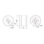 T-MOTOR GB36-2 Gimbal Type 3-6S UAV Drone Motor