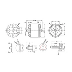 T-MOTOR MN2212 V2.0 Multirotor Fixed Wing UAV Motor