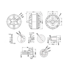 T-MOTOR MN3110 Multirotor Fixed Wing UAV Motor
