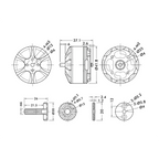 T-MOTOR MN3510 Multirotor Fixed Wing UAV Motor