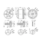 T-MOTOR MN3515 Multirotor Fixed Wing UAV Motor