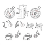 T-MOTOR MN4006 EVO Antigravity Type UAV Motor 2PCS/SET