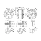T-MOTOR MN4010 Multirotor Fixed Wing UAV Motor