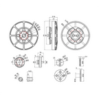 T-MOTOR MN7005 Antigravity Type 6-12S UAV Motor