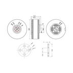 T-MOTOR MN801-S IP45 Multirotor Fixed Wing UAV Motor