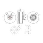 T-MOTOR MN805-S IP45 Multirotor Fixed Wing UAV Motor